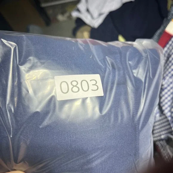 Spalding Polo Sweatshirt Mens XL Burgundy Navy Blue Colorblock Vintage Athletic - Picture 7 of 7